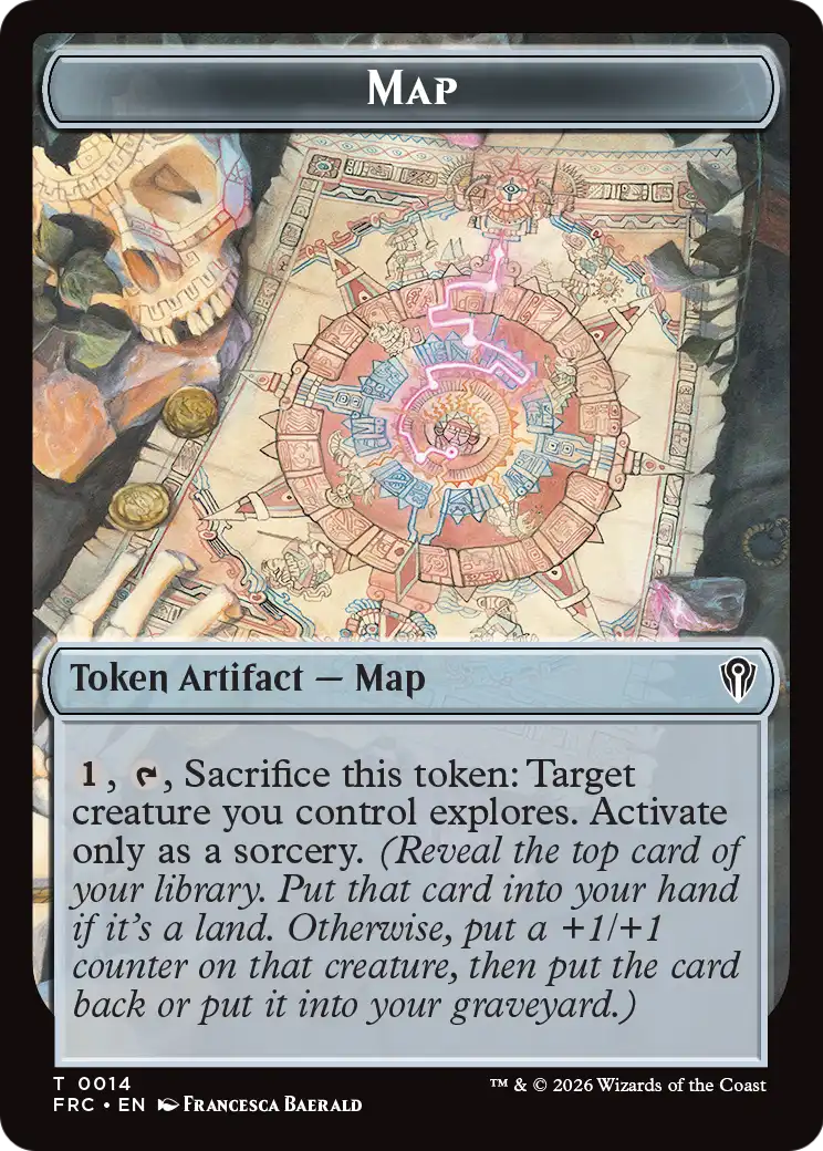 Gingerbrute // Map Double-Sided Token [Reality Fracture Commander Tokens] | Rook's Games and More