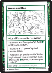 Wrenn and One [Mystery Booster 2 Playtest Cards]