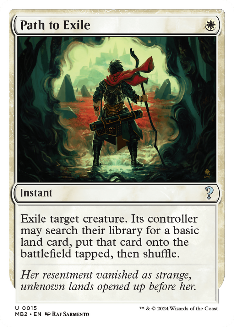 Path to Exile (White Border) [Mystery Booster 2] | Rook's Games and More