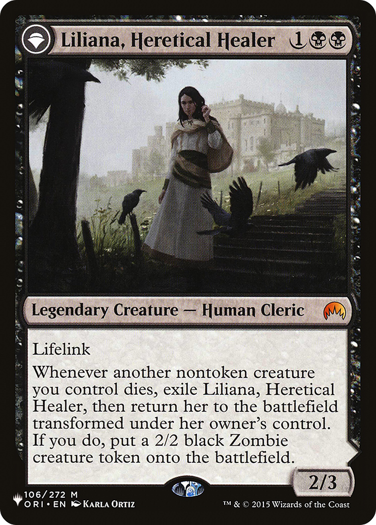 Liliana, Heretical Healer // Liliana, Defiant Necromancer [Secret Lair: From Cute to Brute] | Rook's Games and More