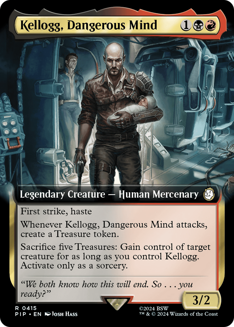 Kellogg, Dangerous Mind (Extended Art) [Fallout] | Rook's Games and More