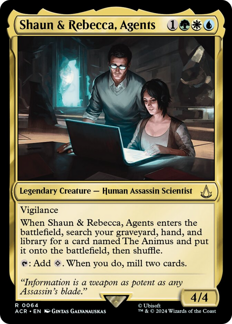 Shaun & Rebecca, Agents [Assassin's Creed] | Rook's Games and More