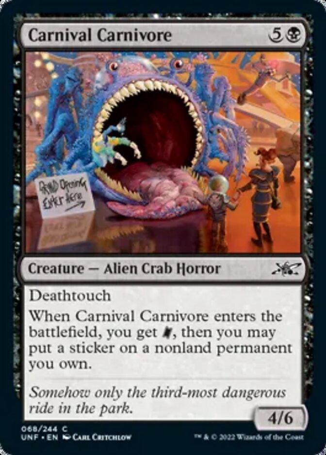 Carnival Carnivore [Unfinity] | Rook's Games and More
