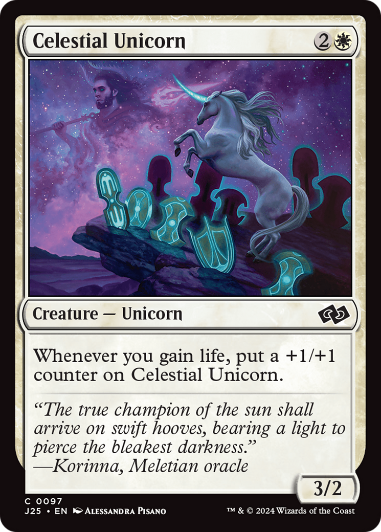 Celestial Unicorn [Foundations Jumpstart] | Rook's Games and More