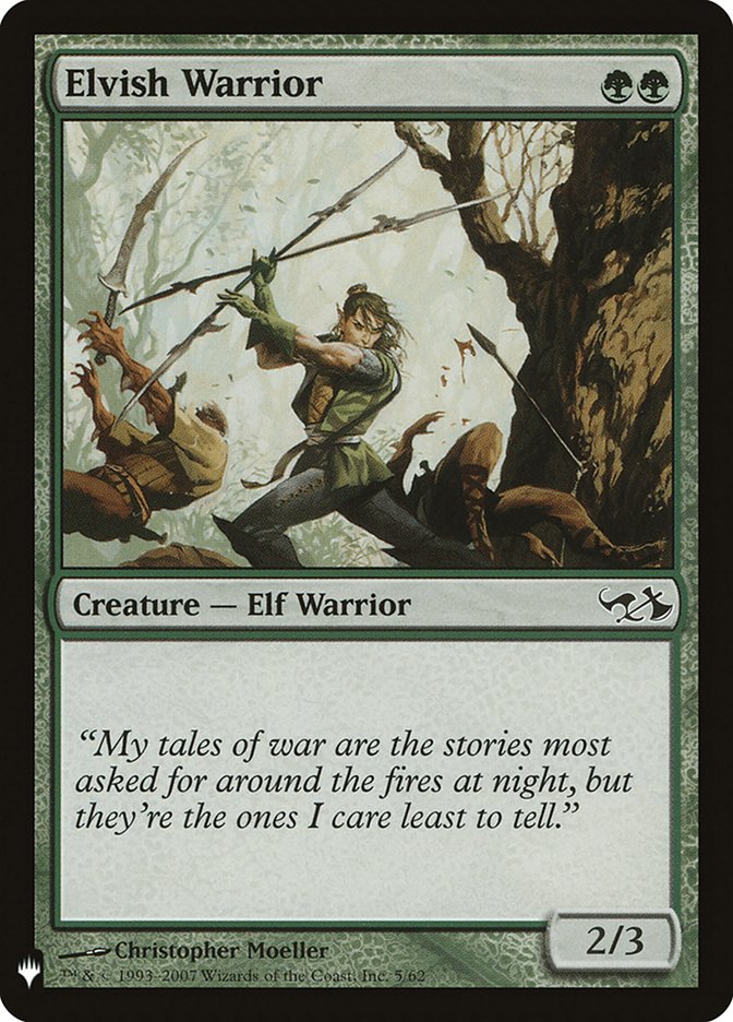 Elvish Warrior [Mystery Booster] | Rook's Games and More