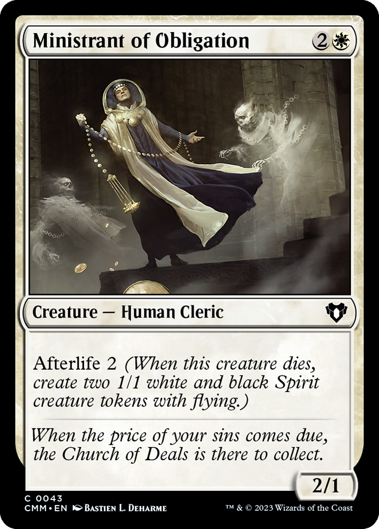 Ministrant of Obligation [Commander Masters] | Rook's Games and More