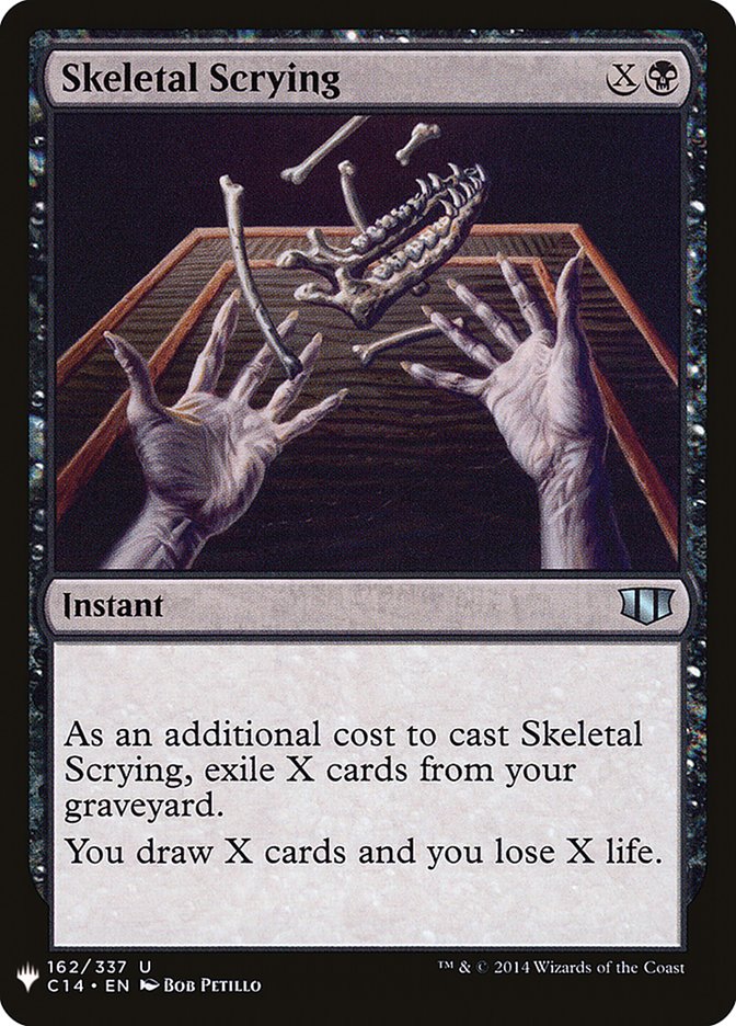 Skeletal Scrying [Mystery Booster] | Rook's Games and More