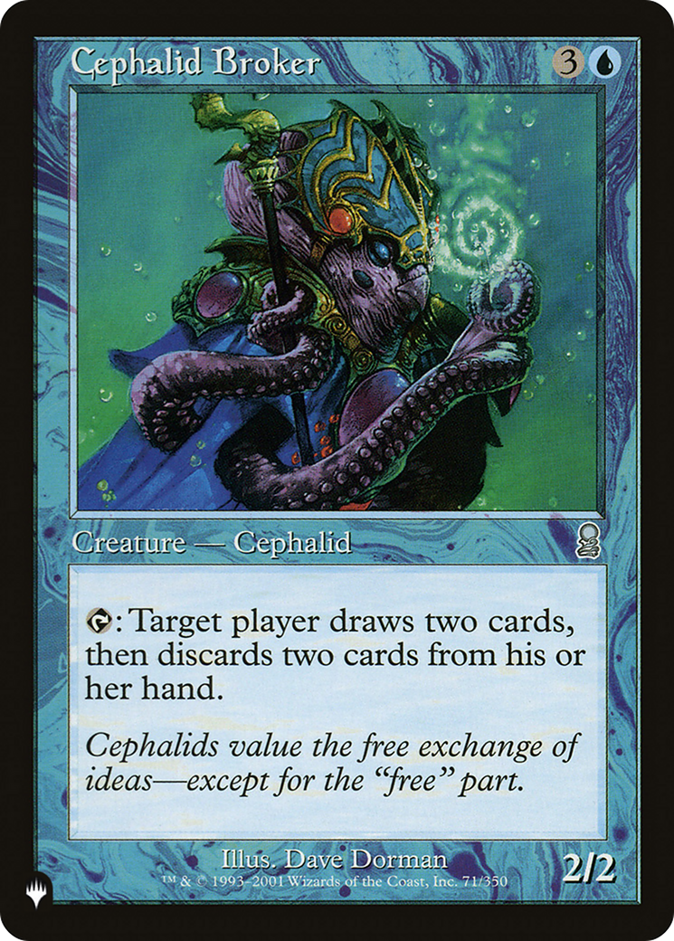 Cephalid Broker [The List Reprints] | Rook's Games and More