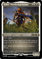 Balan, Wandering Knight (Foil Etched) [Commander Masters] | Rook's Games and More