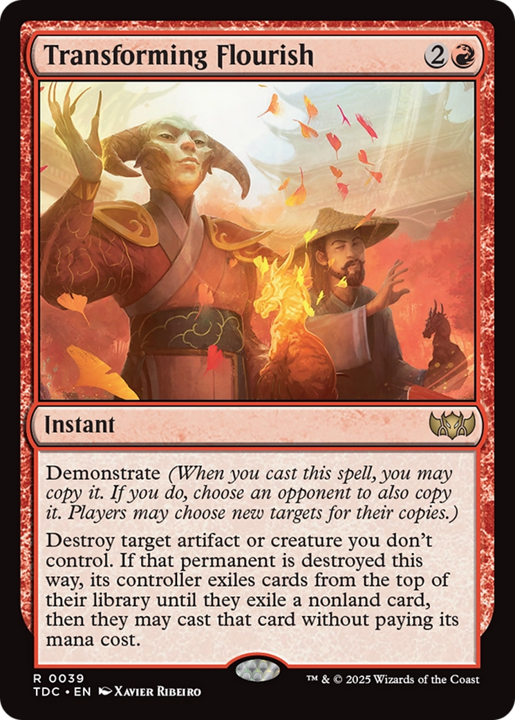 Transforming Flourish [Tarkir: Dragonstorm Commander] | Rook's Games and More