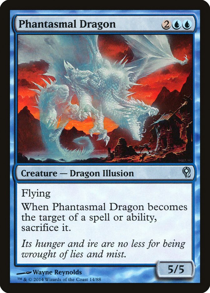 Phantasmal Dragon [Duel Decks: Jace vs. Vraska] | Rook's Games and More