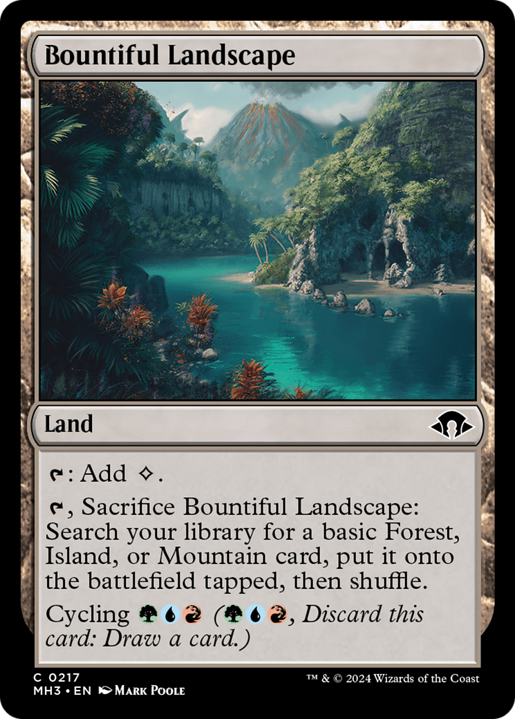 Bountiful Landscape [Modern Horizons 3] | Rook's Games and More