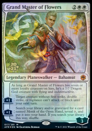 Grand Master of Flowers [Dungeons & Dragons: Adventures in the Forgotten Realms Prerelease Promos] | Rook's Games and More