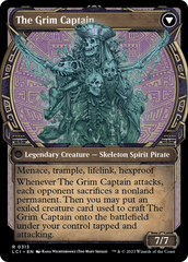 Throne of the Grim Captain // The Grim Captain (Showcase) [The Lost Caverns of Ixalan] | Rook's Games and More