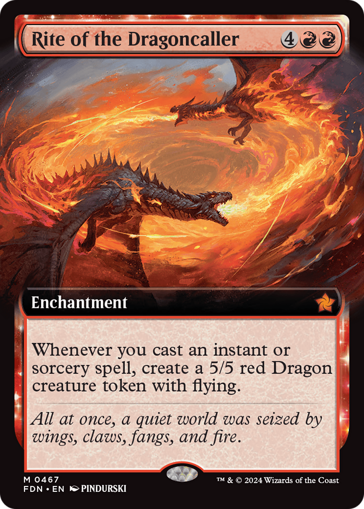 Rite of the Dragoncaller (Extended Art) [Foundations] | Rook's Games and More