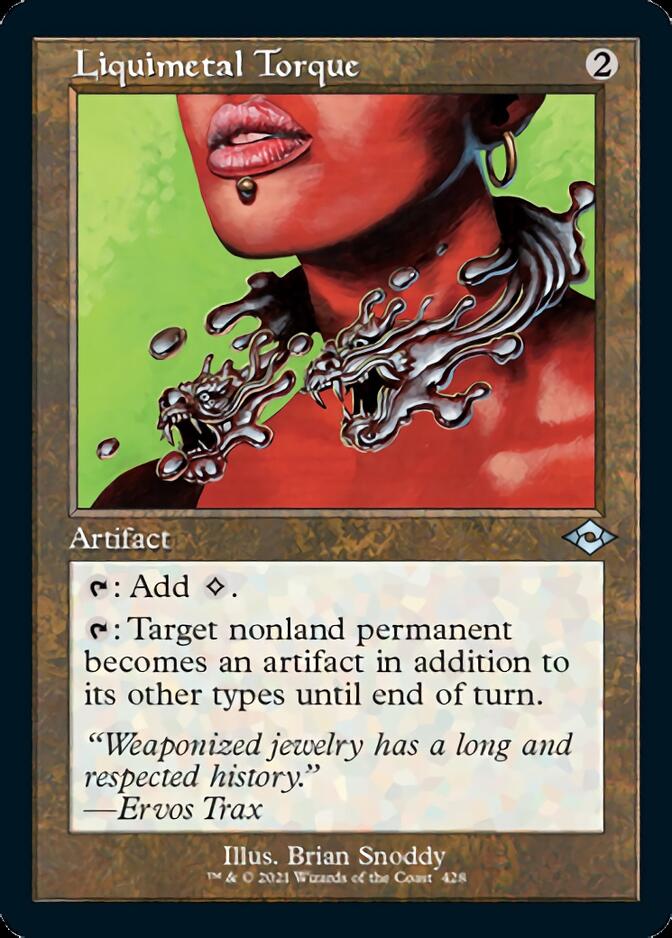 Liquimetal Torque (Retro Foil Etched) [Modern Horizons 2] | Rook's Games and More