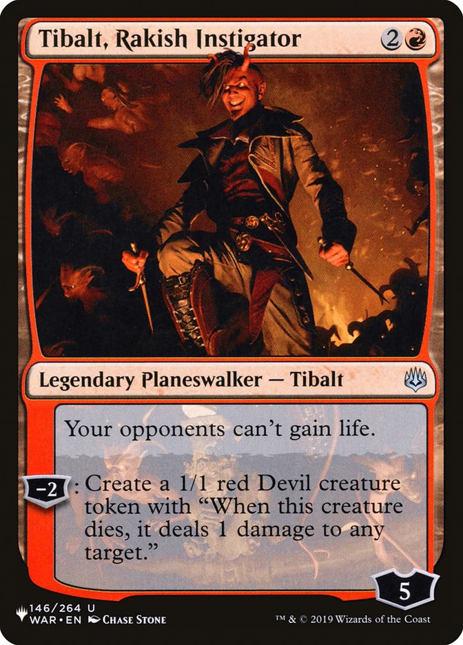 Tibalt, Rakish Instigator [The List] | Rook's Games and More