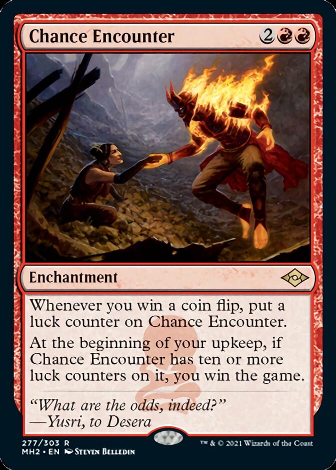 Chance Encounter (Foil Etched) [Modern Horizons 2] | Rook's Games and More