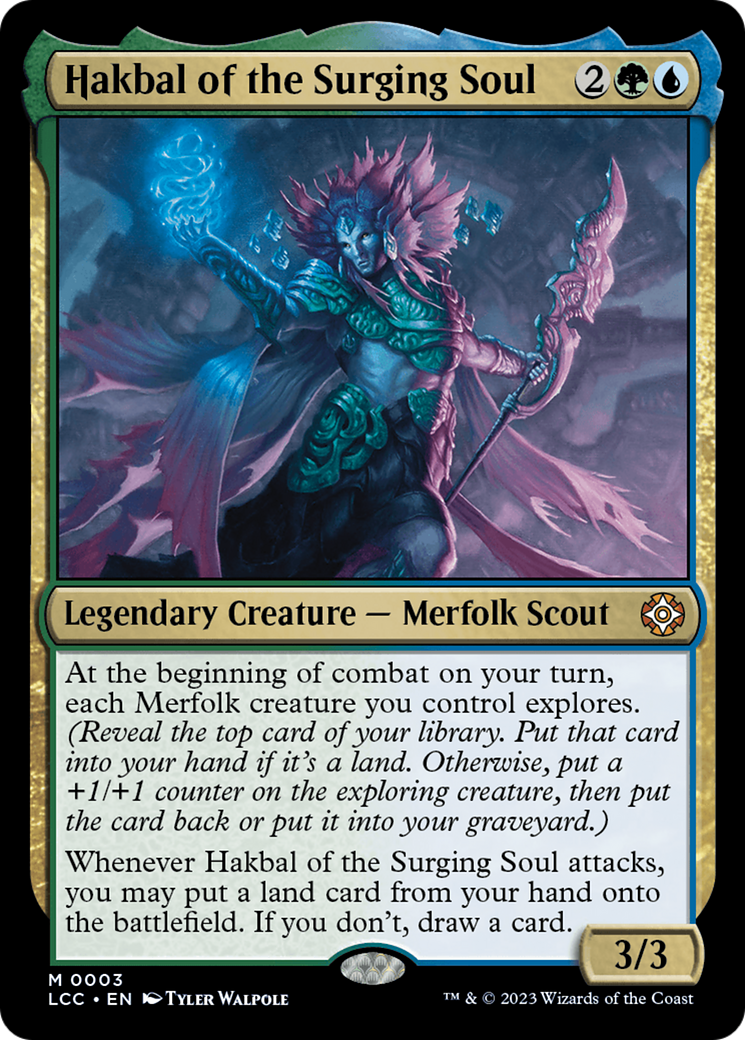 Hakbal of the Surging Soul [The Lost Caverns of Ixalan Commander] | Rook's Games and More