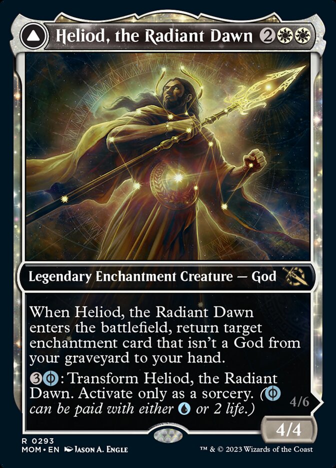 Heliod, the Radiant Dawn // Heliod, the Warped Eclipse (Showcase Planar Booster Fun) [March of the Machine] | Rook's Games and More