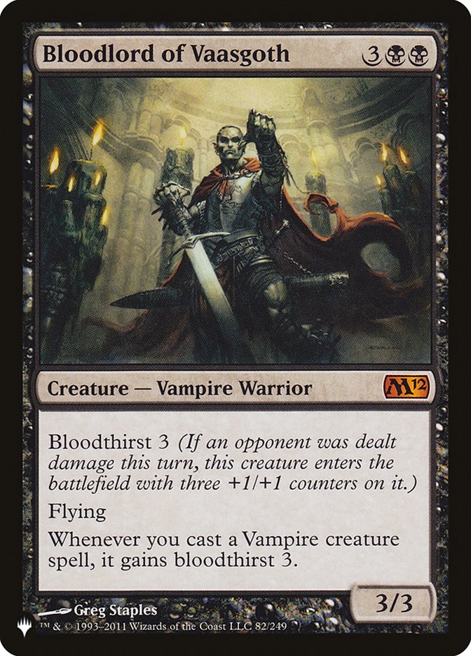 Bloodlord of Vaasgoth [The List] | Rook's Games and More