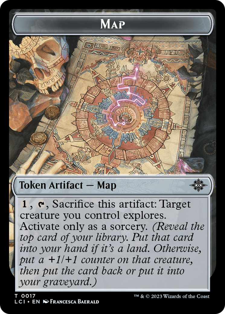 Map // Golem Double-Sided Token [The Lost Caverns of Ixalan Tokens] | Rook's Games and More