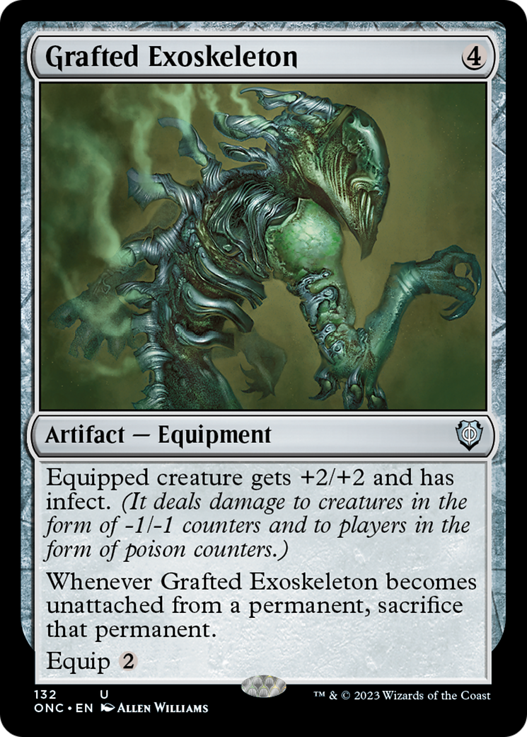 Grafted Exoskeleton [Phyrexia: All Will Be One Commander] | Rook's Games and More