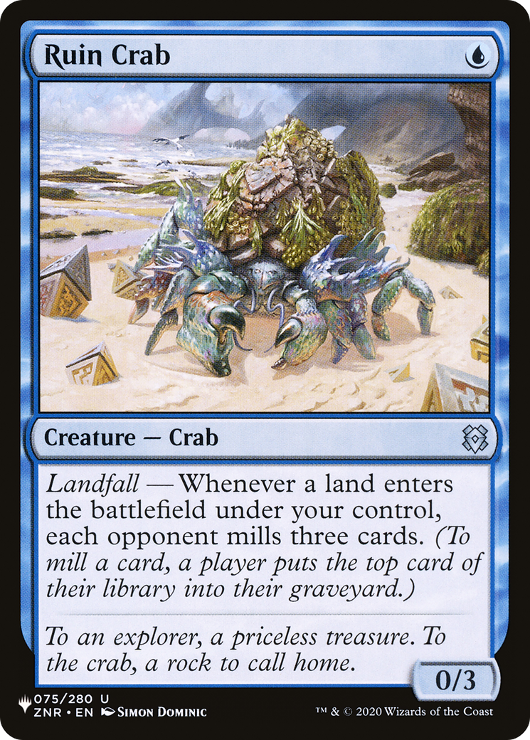 Ruin Crab [The List Reprints] | Rook's Games and More