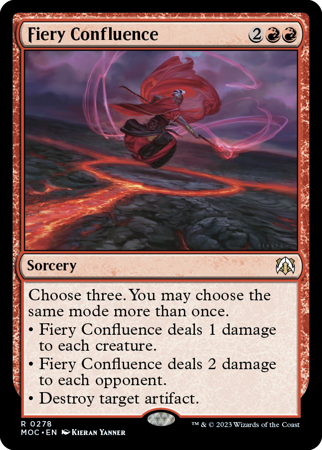 Fiery Confluence [March of the Machine Commander] | Rook's Games and More