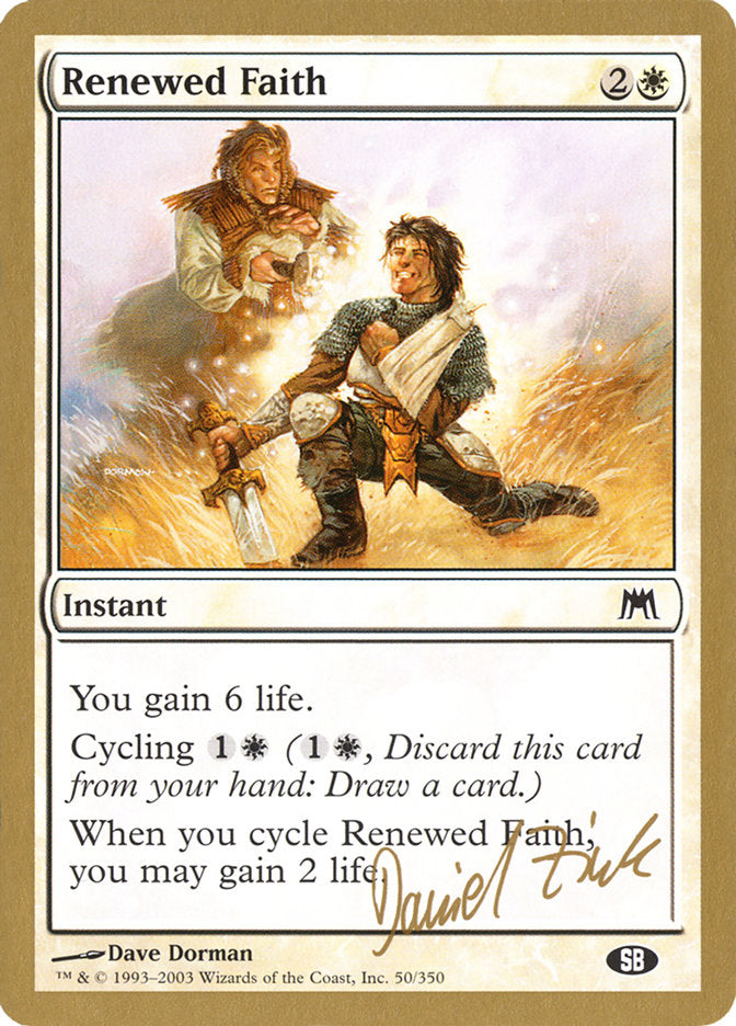 Renewed Faith (Daniel Zink) (SB) [World Championship Decks 2003] | Rook's Games and More