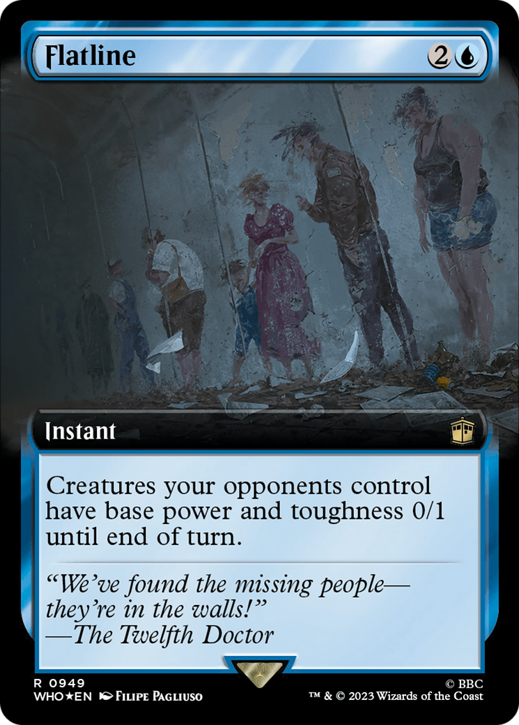 Flatline (Extended Art) (Surge Foil) [Doctor Who] | Rook's Games and More