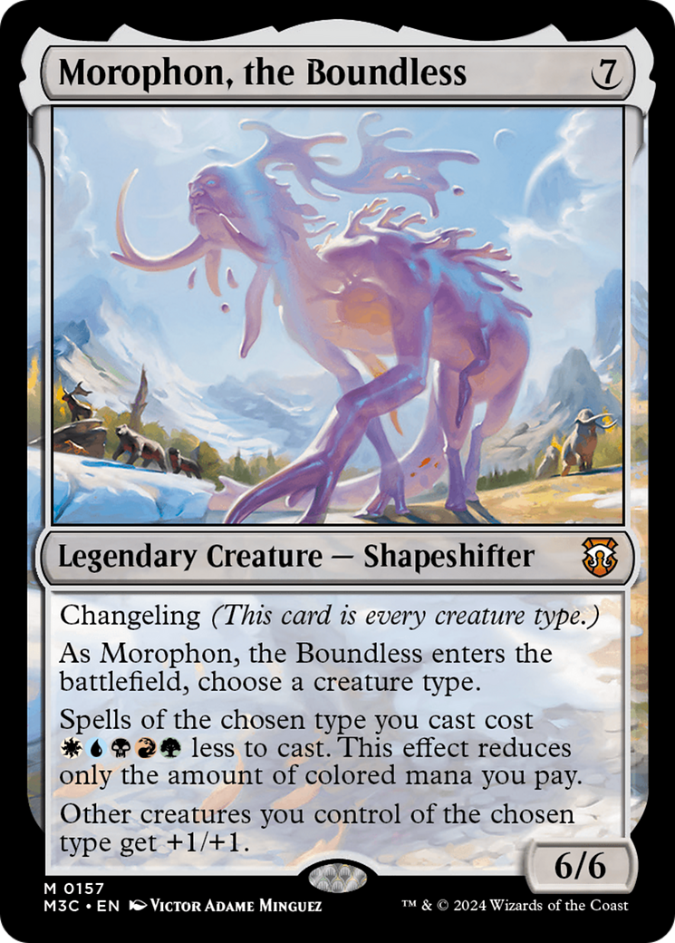 Morophon, the Boundless (Ripple Foil) [Modern Horizons 3 Commander] | Rook's Games and More