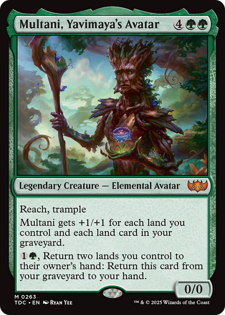 Multani, Yavimaya's Avatar [Tarkir: Dragonstorm Commander] | Rook's Games and More