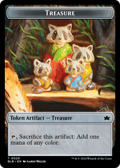 Squirrel // Treasure Double-Sided Token [Bloomburrow Tokens] | Rook's Games and More