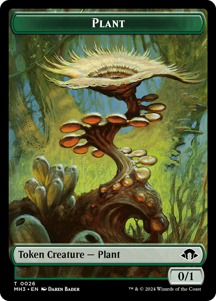 Plant Token [Modern Horizons 3 Tokens] | Rook's Games and More