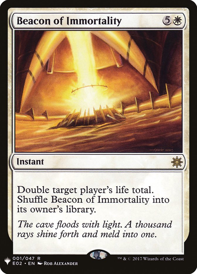 Beacon of Immortality [Mystery Booster] | Rook's Games and More