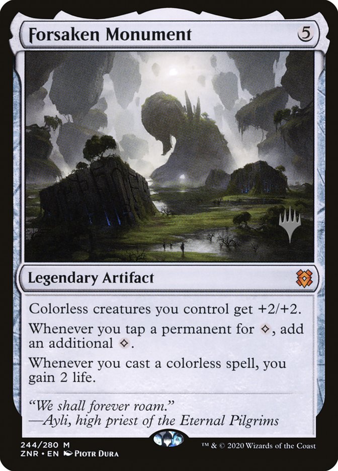 Forsaken Monument (Promo Pack) [Zendikar Rising Promos] | Rook's Games and More