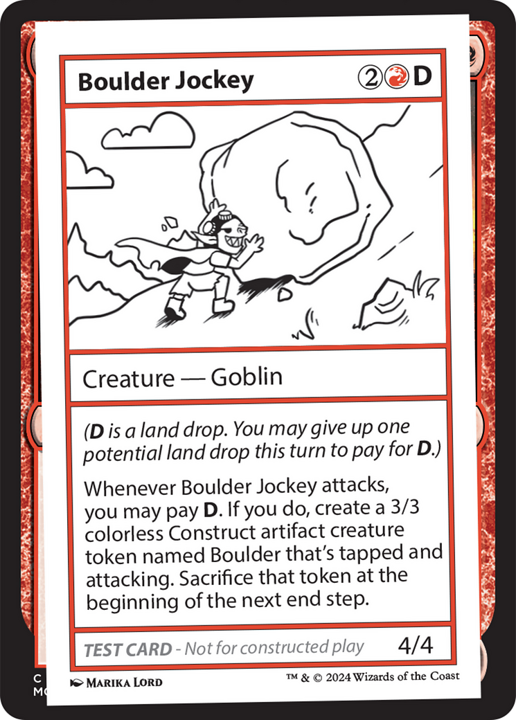 Boulder Jockey [Mystery Booster 2 Playtest Cards] | Rook's Games and More