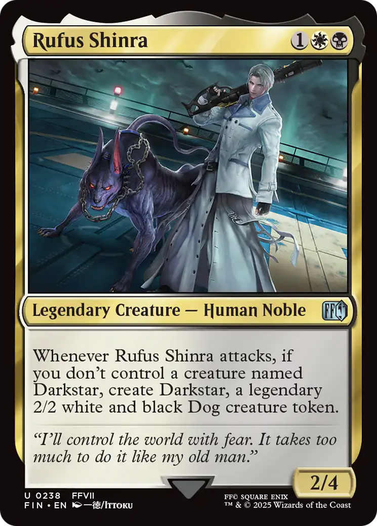 Rufus Shinra [FINAL FANTASY] | Rook's Games and More