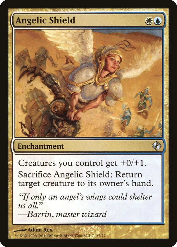 Angelic Shield [Duel Decks: Venser vs. Koth] | Rook's Games and More