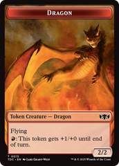 Dragon Egg // Dragon (0013) Double-Sided Token [Tarkir: Dragonstorm Commander Tokens] | Rook's Games and More