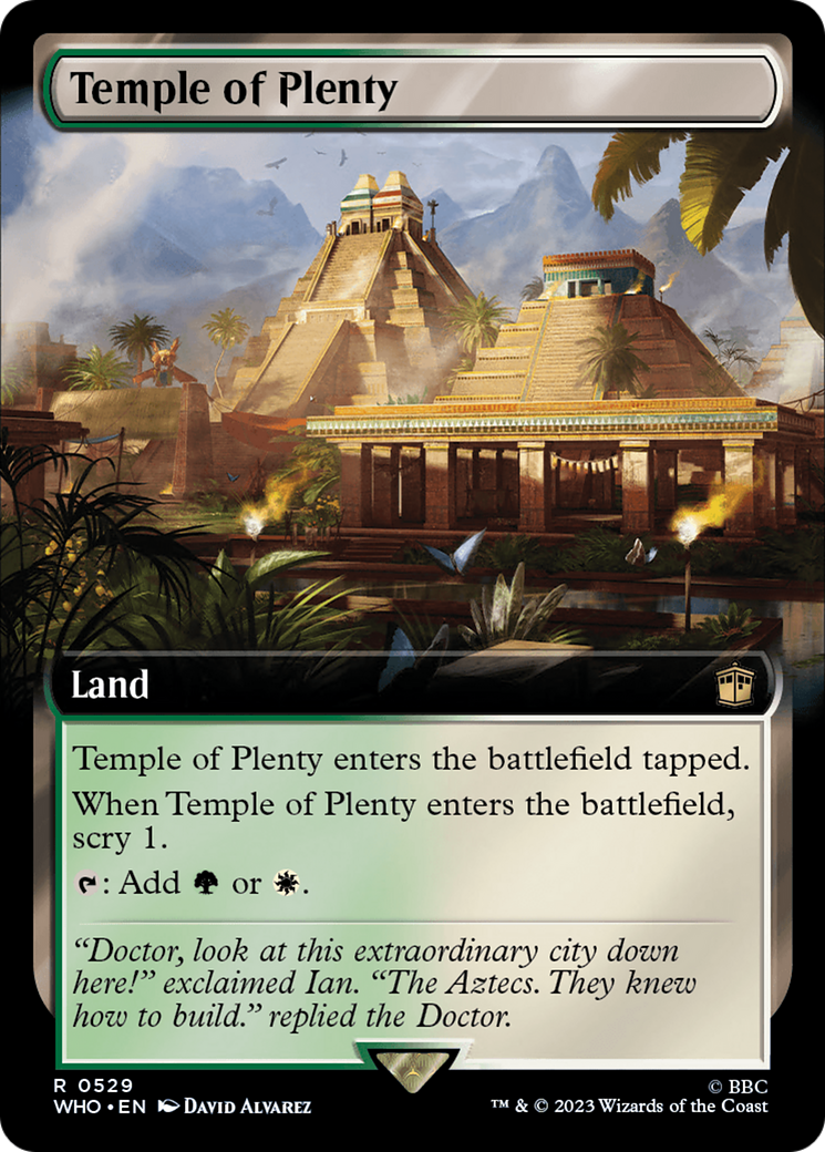 Temple of Plenty (Extended Art) [Doctor Who] | Rook's Games and More