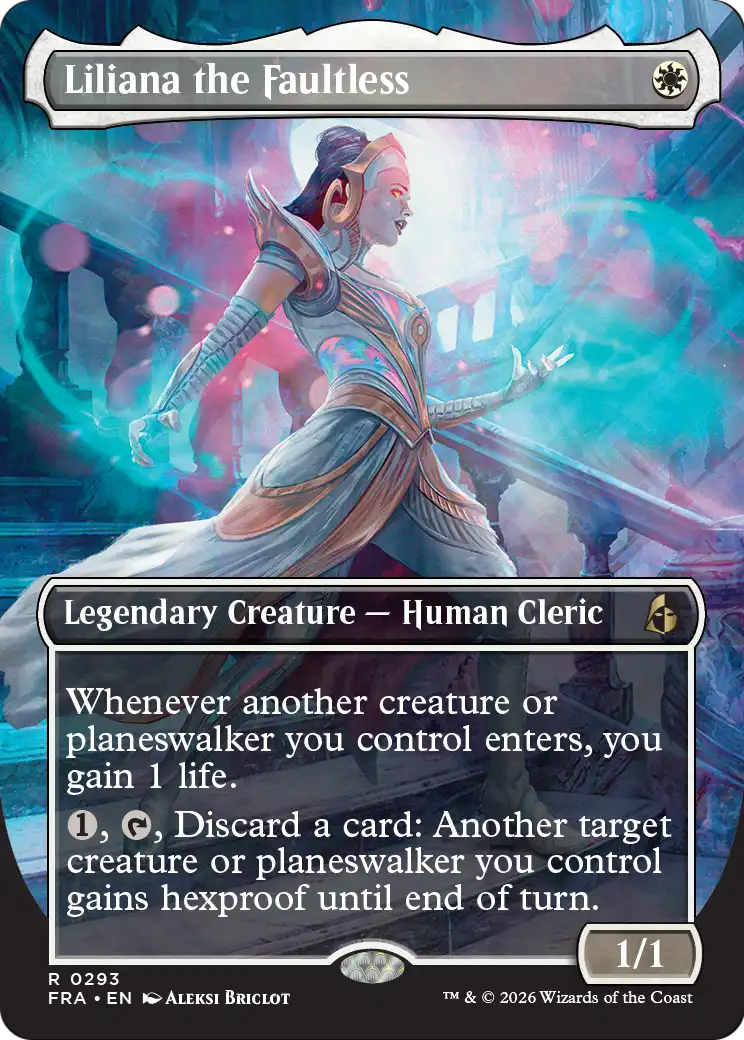 Liliana the Faultless (Borderless) [Reality Fracture] | Rook's Games and More