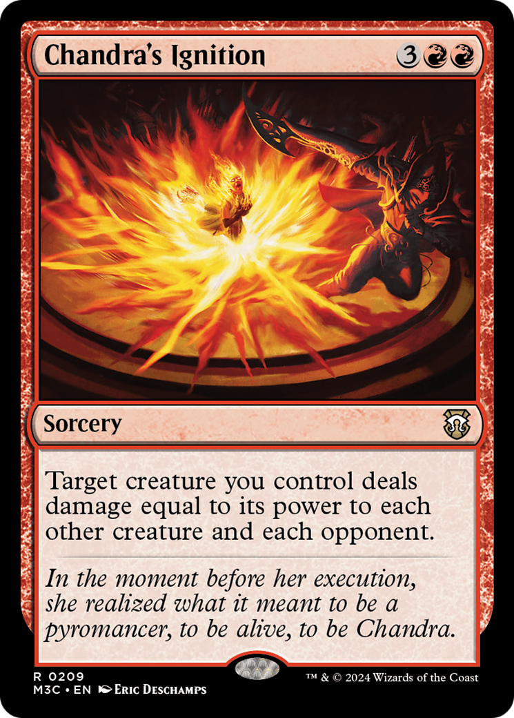 Chandra's Ignition (Ripple Foil) [Modern Horizons 3 Commander] | Rook's Games and More