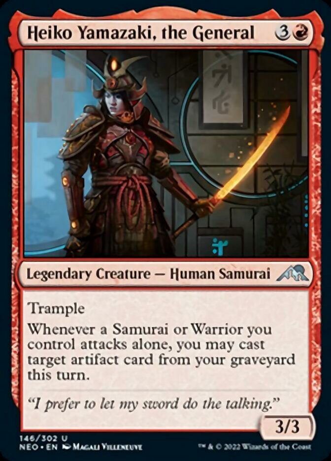 Heiko Yamazaki, the General [Kamigawa: Neon Dynasty] | Rook's Games and More