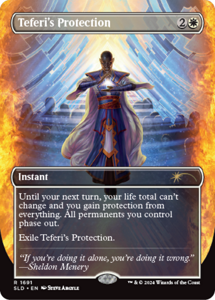 Teferi's Protection (1691) [Secret Lair: Sheldon's Spellbook] | Rook's Games and More