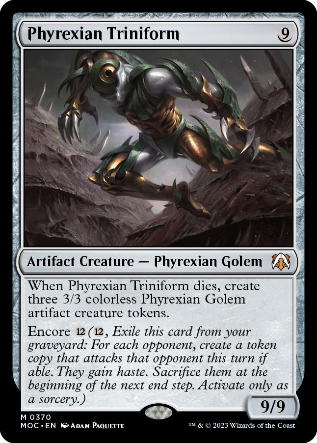 Phyrexian Triniform [March of the Machine Commander] | Rook's Games and More