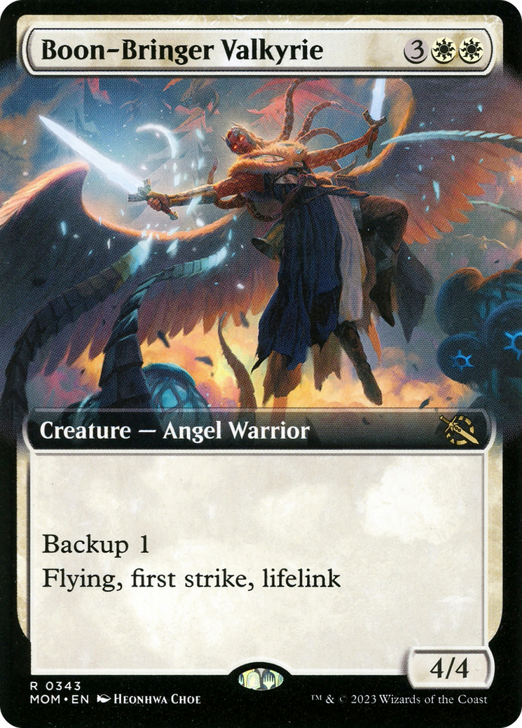 Boon-Bringer Valkyrie (Extended Art) [March of the Machine] | Rook's Games and More