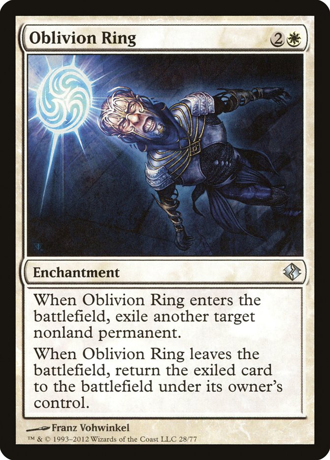 Oblivion Ring [Duel Decks: Venser vs. Koth] | Rook's Games and More