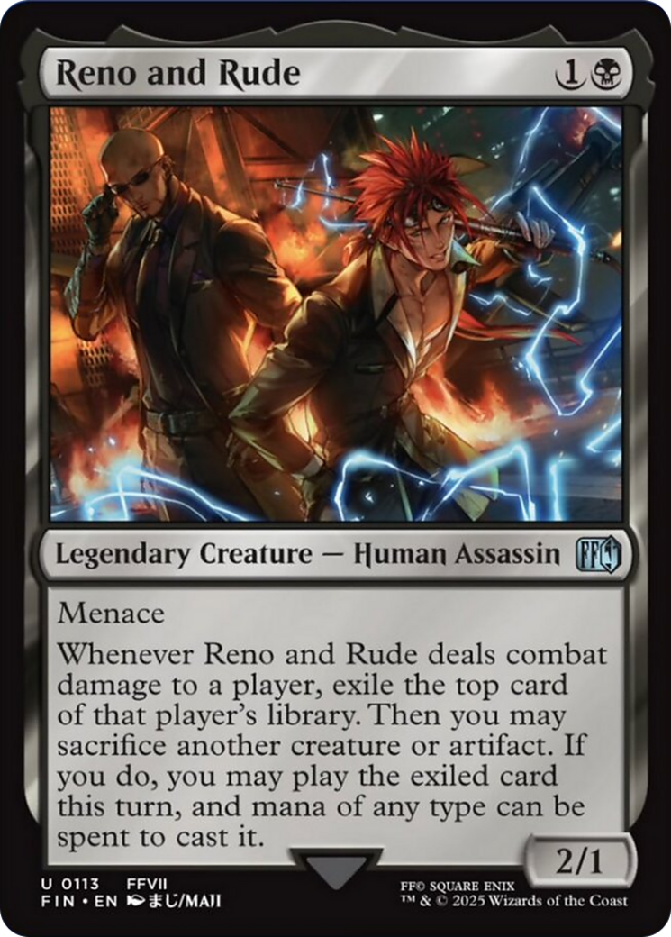 Reno and Rude [FINAL FANTASY] | Rook's Games and More